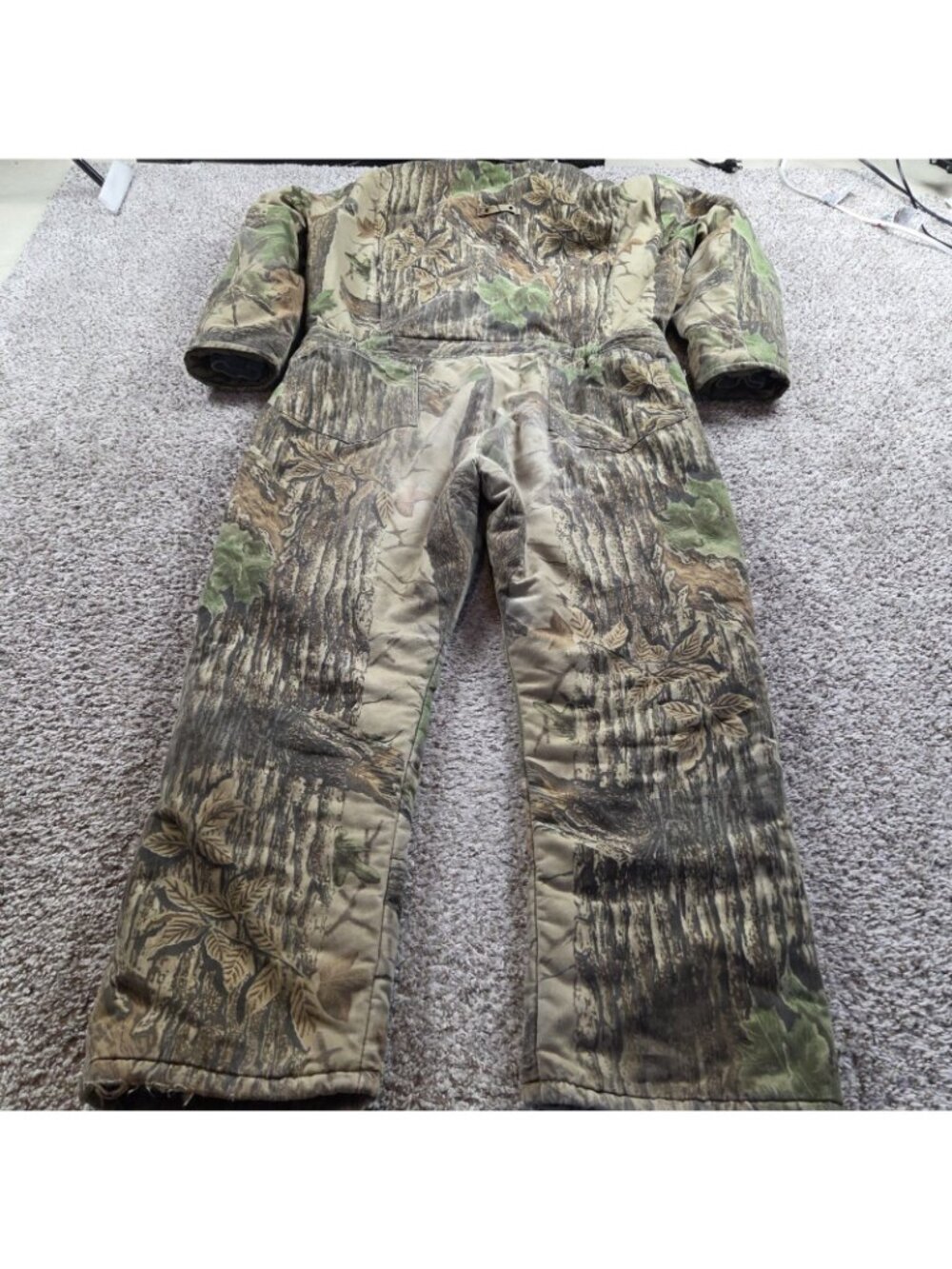 Vintage Duxbak Realtree Camouflage Hunting Coveralls Adult XL Insulated - Picture 7 of 10